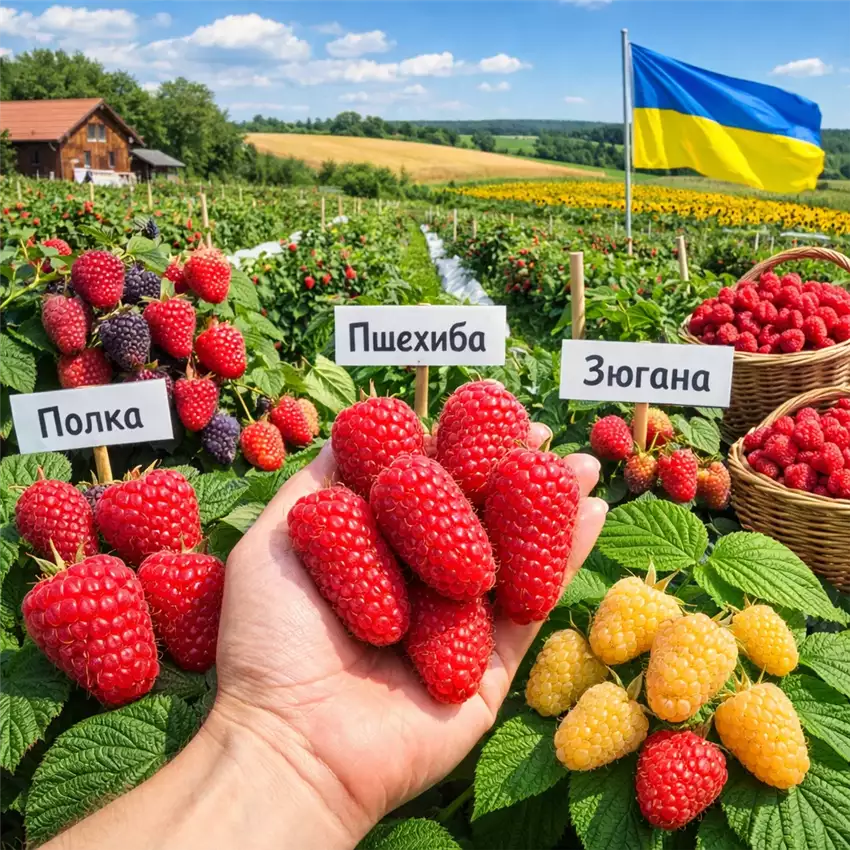 Терміни дозрівання малини по сортах та регіонах України: практичний календар